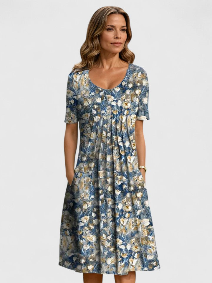 Light Blue Flowers / 3XL