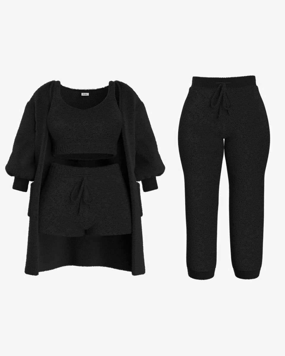 Black / XL / 4 Pieces